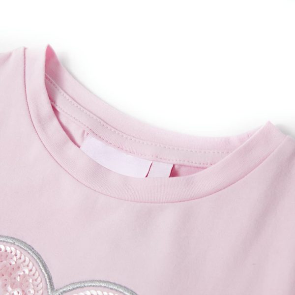 T-shirt de criança rosa-claro 128 - Image 3
