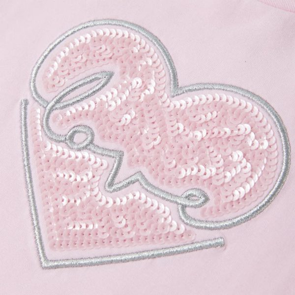 T-shirt de criança rosa-claro 140 - Image 4