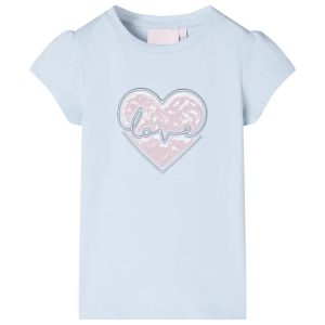 T-shirt para criança azul 92