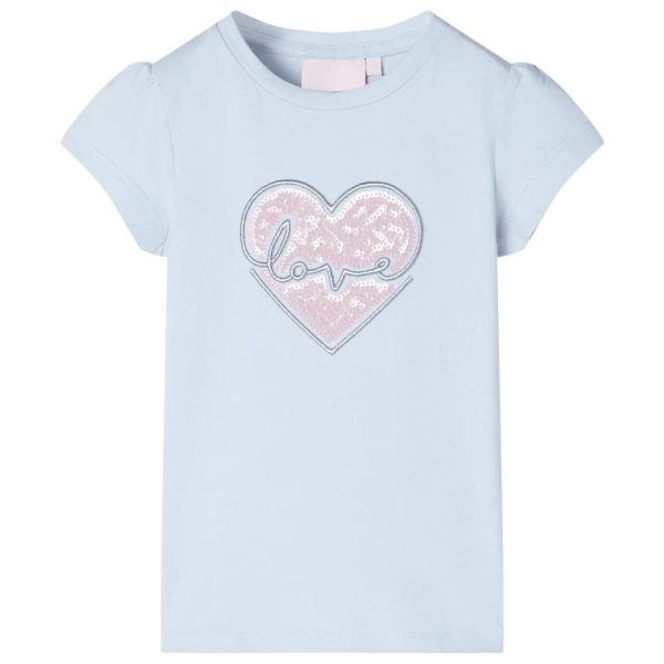 T-shirt para criança azul 92
