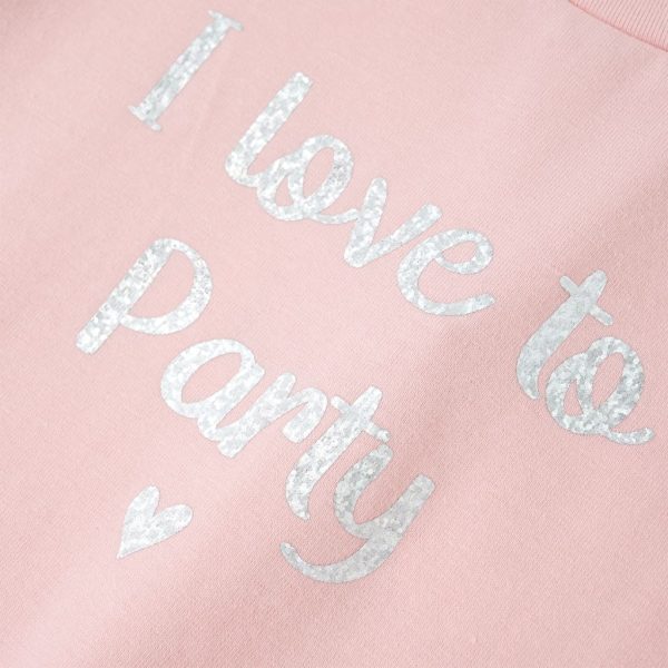 T-shirt para criança manga com folhos rosa-claro 92 - Image 4