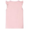 T-shirt para criança manga com folhos rosa-claro 128 - Image 2