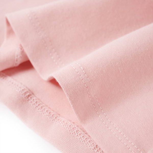 T-shirt para criança manga com folhos rosa-claro 140 - Image 6