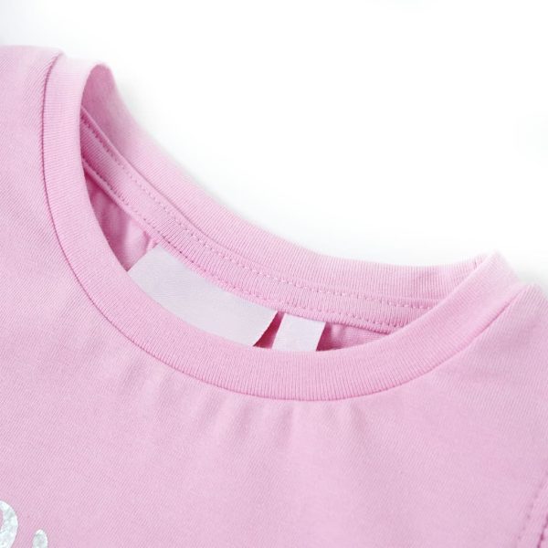 T-shirt para criança manga com folhos lilás 140 - Image 3