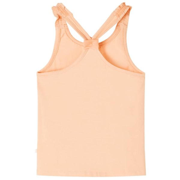 T-shirt de alças para criança laranja-claro 92 - Image 2