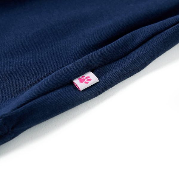 T-shirt infantil azul-escuro 128 - Image 5