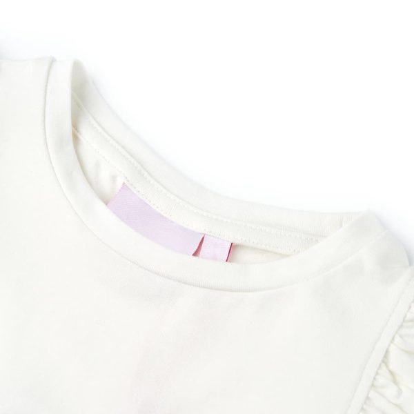T-shirt infantil cor cru 104 - Image 3