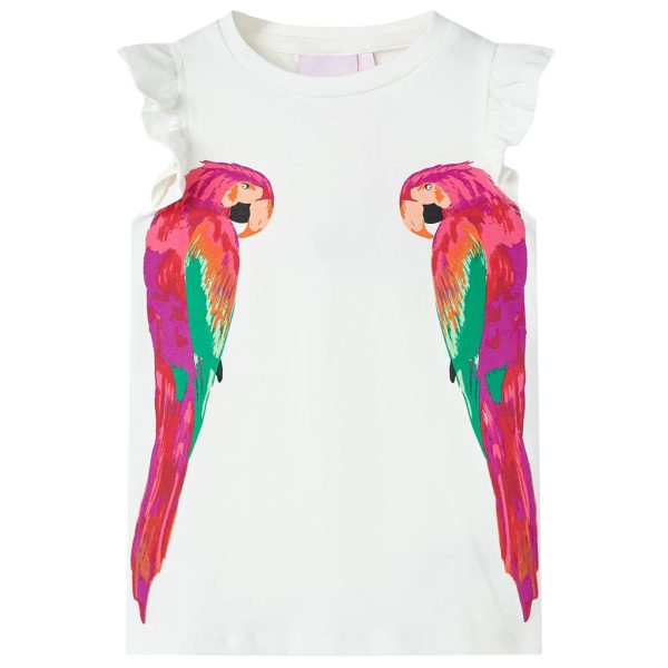 T-shirt infantil cor cru 116