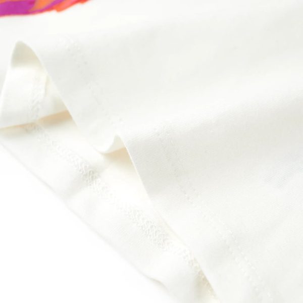 T-shirt infantil cor cru 128 - Image 7
