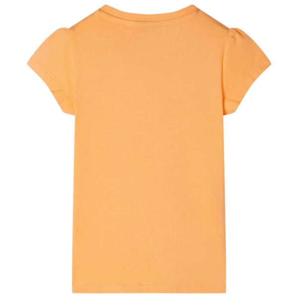 T-shirt de criança laranja-brilhante 104 - Image 2
