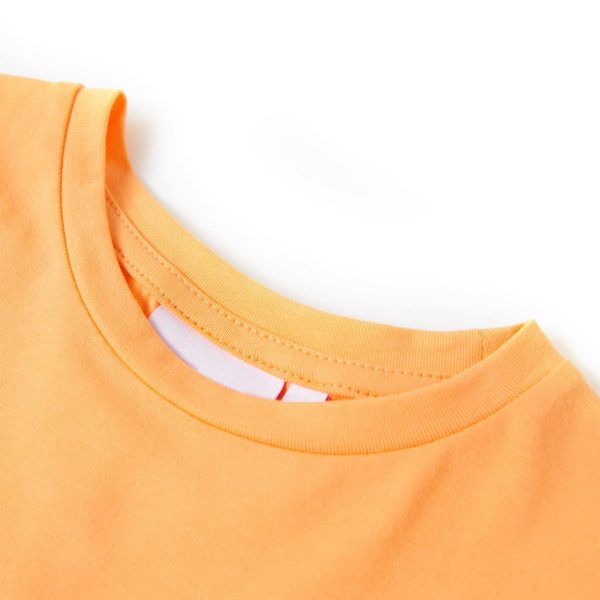 T-shirt de criança laranja-brilhante 104 - Image 3