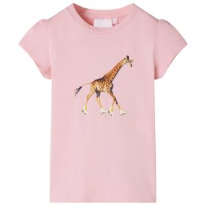 T-shirt de criança rosa-claro 116