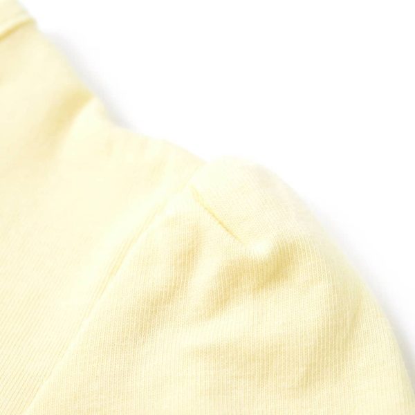 T-shirt de criança amarelo-suave 140 - Image 5