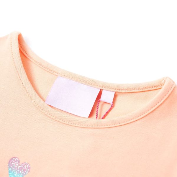 T-shirt de criança laranja-claro 140 - Image 3
