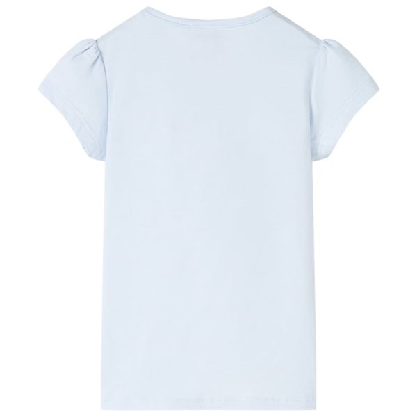 T-shirt para criança azul-claro 116 - Image 2