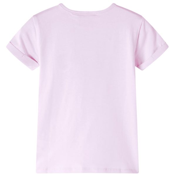 T-shirt de criança rosa suave 92 - Image 2