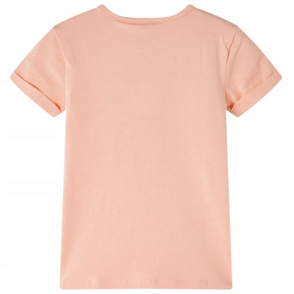 T-shirt de criança laranja-claro 92 - Image 2