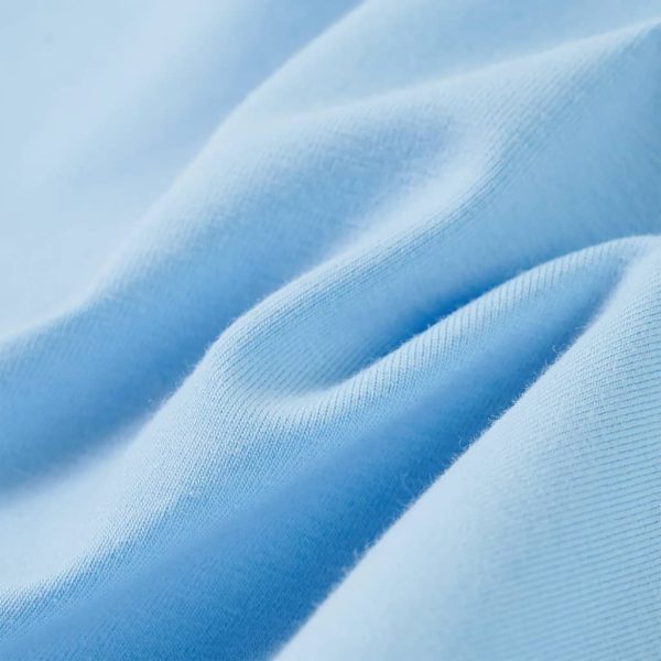 T-shirt para criança manga com folhos azul-claro 92 - Image 7