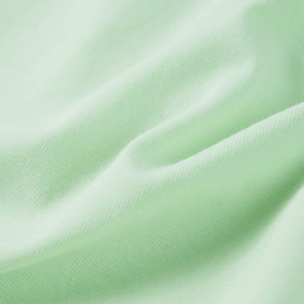 T-shirt para criança manga com folhos verde-suave 128 - Image 7