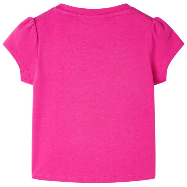 T-shirt de criança rosa-escuro 92 - Image 2