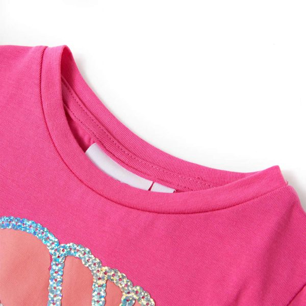 T-shirt de criança rosa-escuro 92 - Image 3