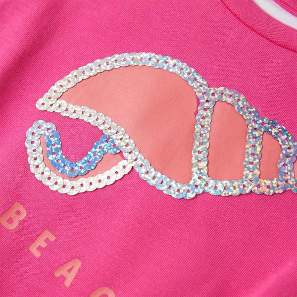 T-shirt de criança rosa-escuro 92 - Image 4