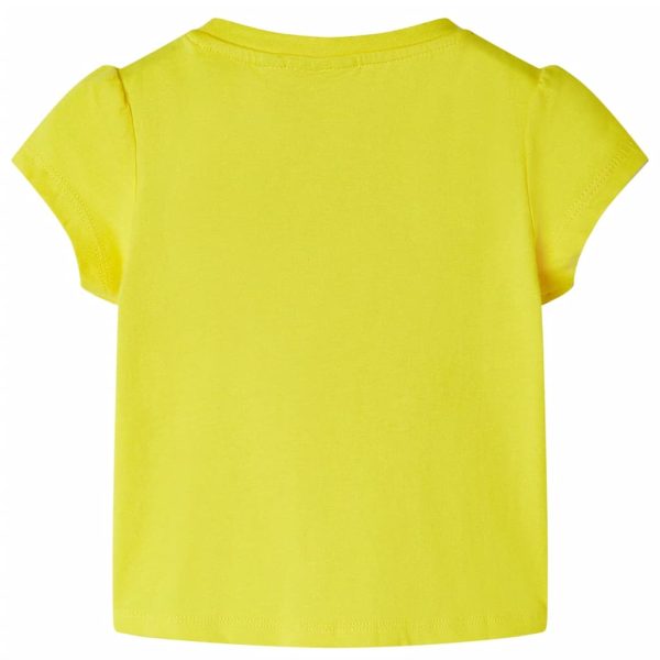 T-shirt de criança amarelo 92 - Image 2