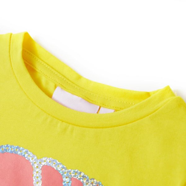 T-shirt de criança amarelo 128 - Image 3