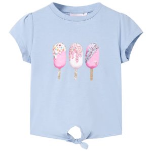 T-shirt para criança azul 116
