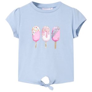 T-shirt de criança azul 140