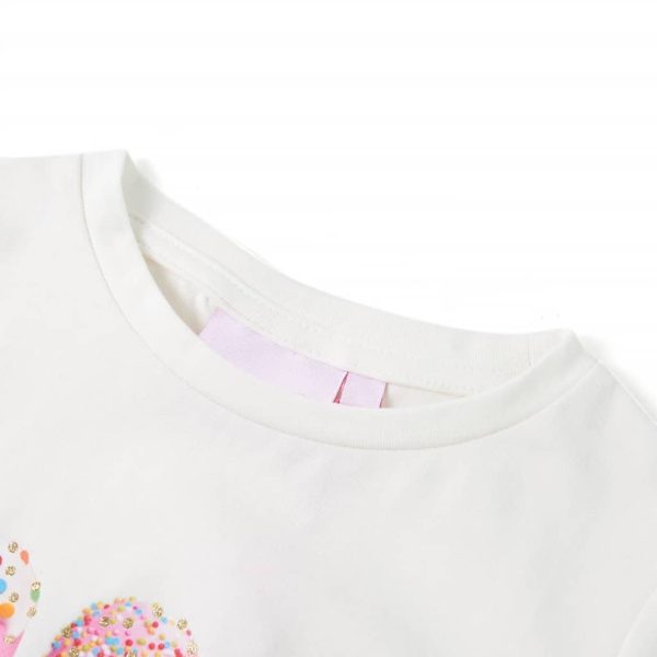 T-shirt infantil cor cru 92 - Image 3