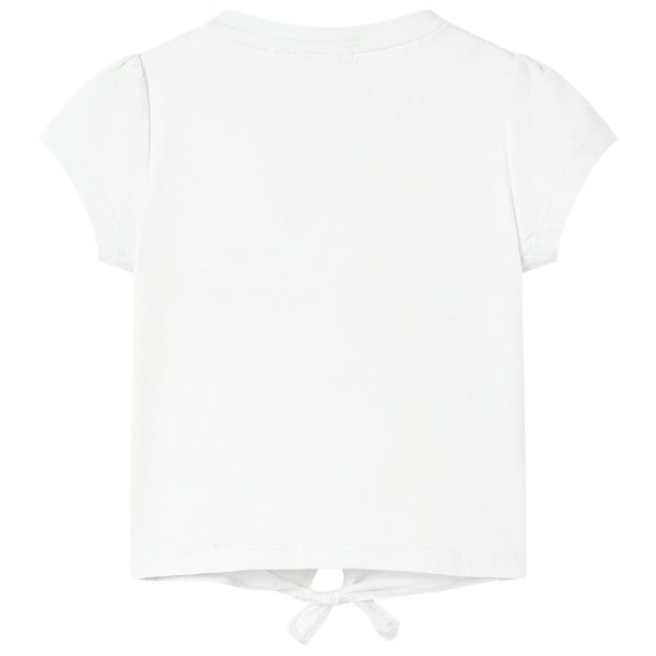 T-shirt infantil cor cru 128 - Image 2