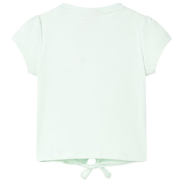 T-shirt infantil menta-claro 104 - Image 2