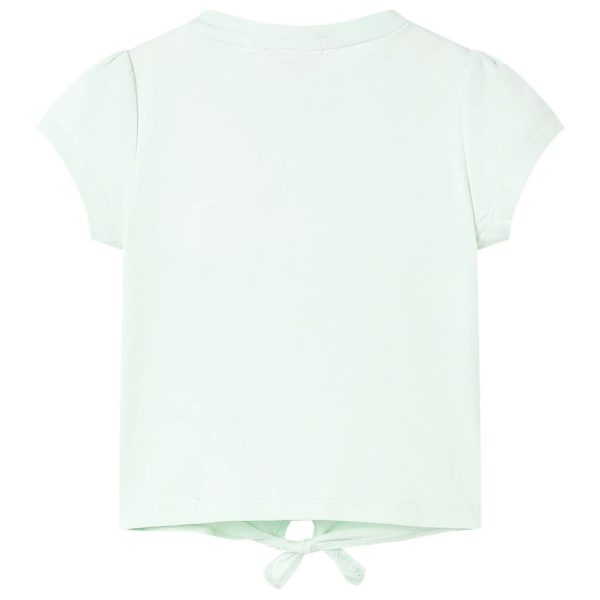 T-shirt infantil menta-claro 116 - Image 2