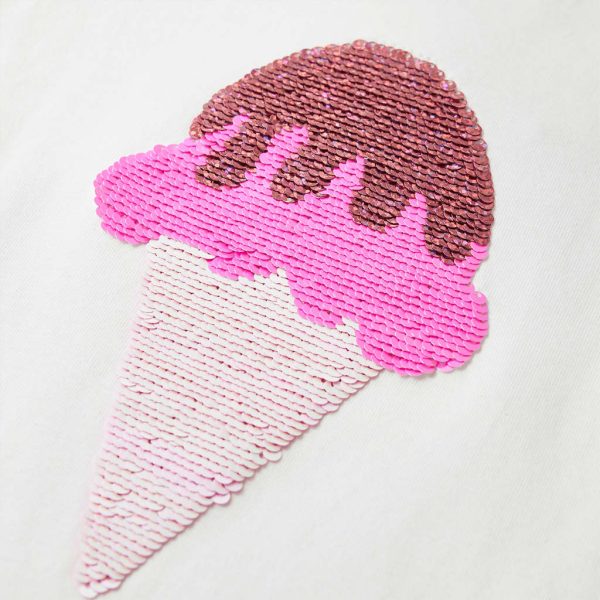 T-shirt infantil cor cru 104 - Image 4