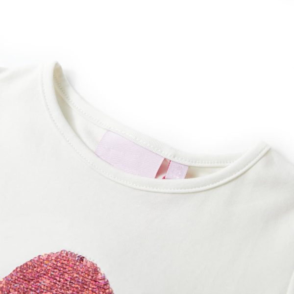 T-shirt infantil cor cru 116 - Image 3