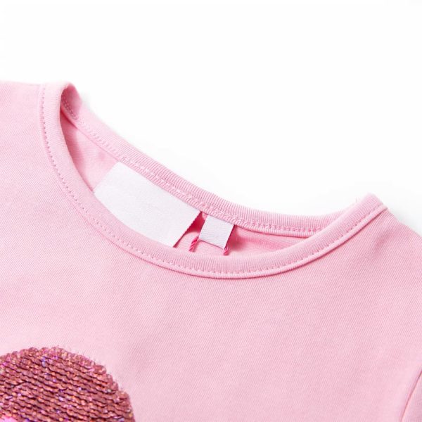 T-shirt para criança rosa-choque 92 - Image 3
