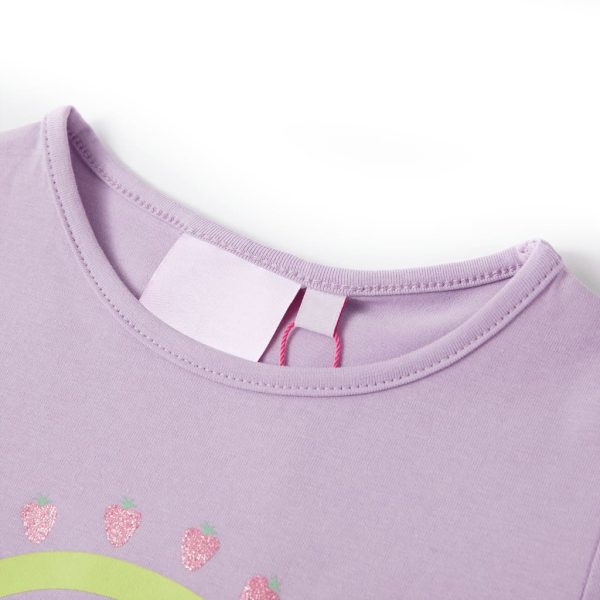 T-shirt infantil lilás 104 - Image 3