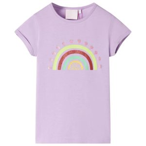 T-shirt infantil lilás 116