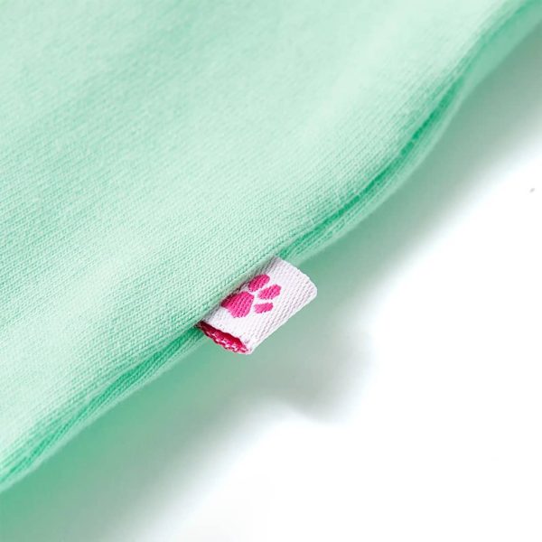 T-shirt infantil verde brilhante 128 - Image 5