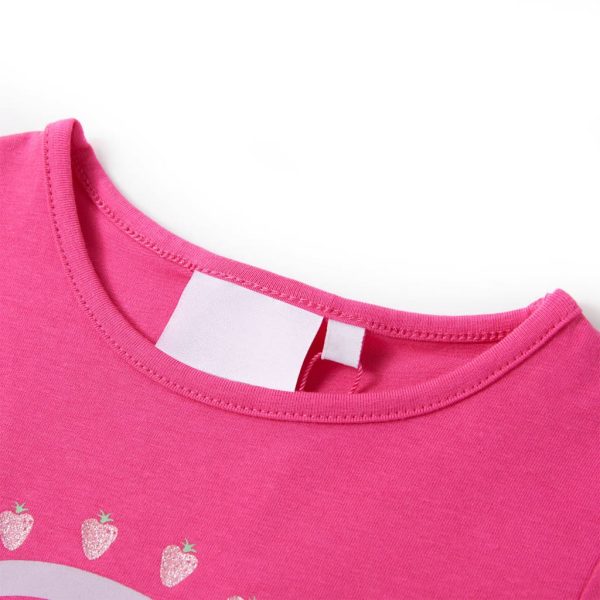 T-shirt de criança rosa-escuro 104 - Image 3