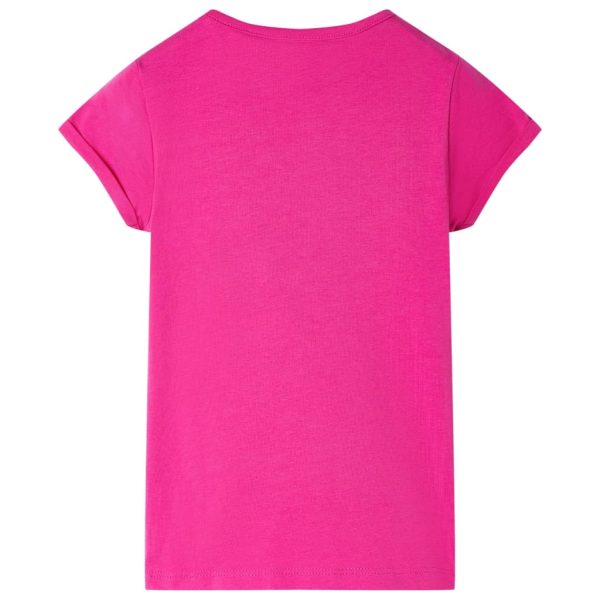 T-shirt de criança rosa-escuro 116 - Image 2