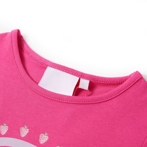 T-shirt de criança rosa-escuro 116 - Image 3