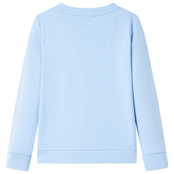 Sweatshirt para criança azul-claro 92 - Image 2