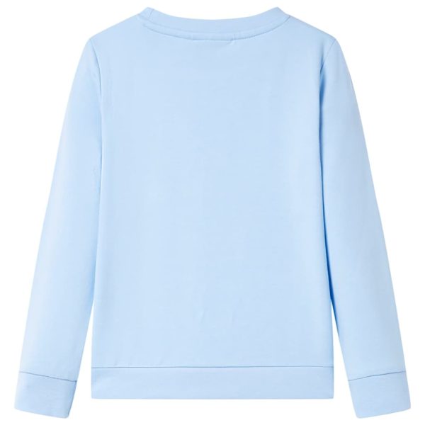 Sweatshirt para criança azul-claro 140 - Image 2