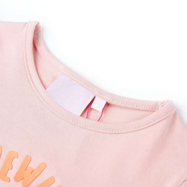 T-shirt de criança rosa-claro 92 - Image 3
