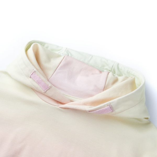 Sweatshirt com capuz para criança cor branco-estrela 92 - Image 3