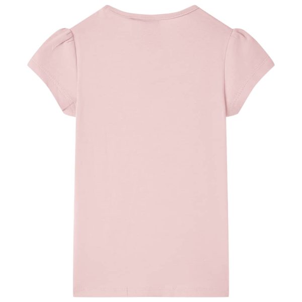 T-shirt de criança rosa-claro 140 - Image 2