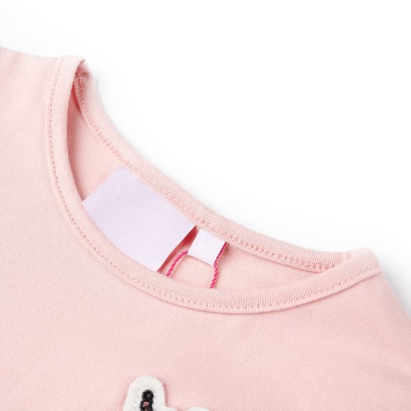T-shirt de criança rosa-claro 140 - Image 3
