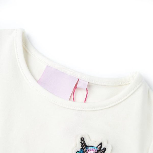 T-shirt infantil cor cru 104 - Image 3